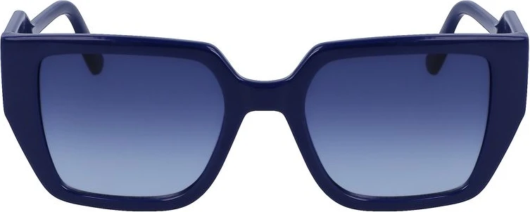 Синие инжектированные солнцезащитные очки Karl Lagerfeld