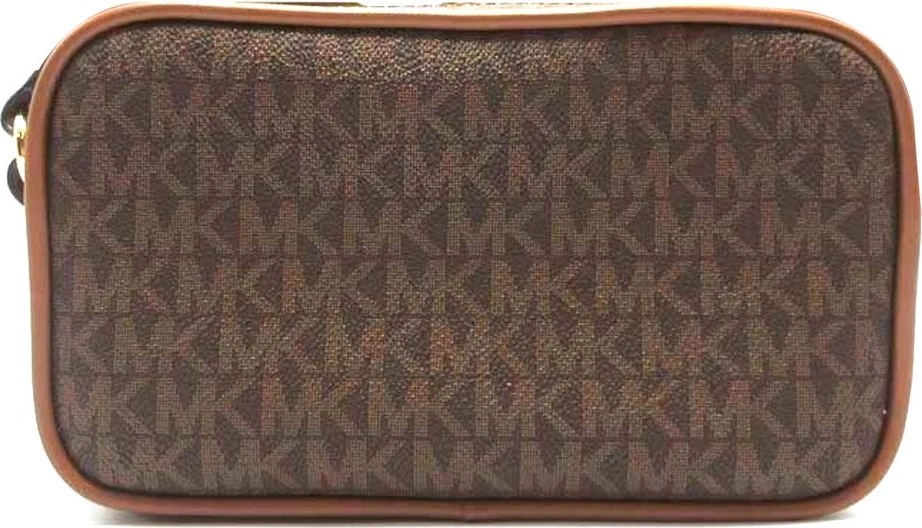Коричневая сумка через плечо из меха Michael Kors