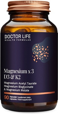 Doctor Life Magnesium X3 D3 K2 Биологически активная добавка