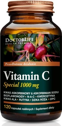 Doctor Life Витамин C Special 1000мг с замедленным высвобождением, капсулы для приема внутрь
