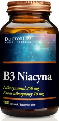 Биологически активная добавка Doctor Life Ниацинамид Витамин B3