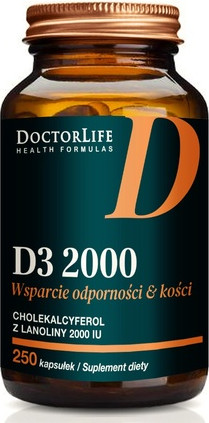 Биологически активная добавка Doctor Life Doctor Lifed3 2000 Холекальциферол
