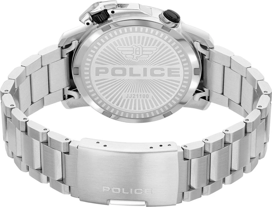 Часы The Police Серые с браслетом из нержавеющей стали