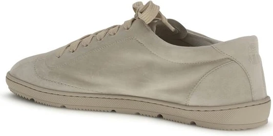 Sneakers Brunello Cucinelli Beige Calf Leather Bos Taurus Low Top