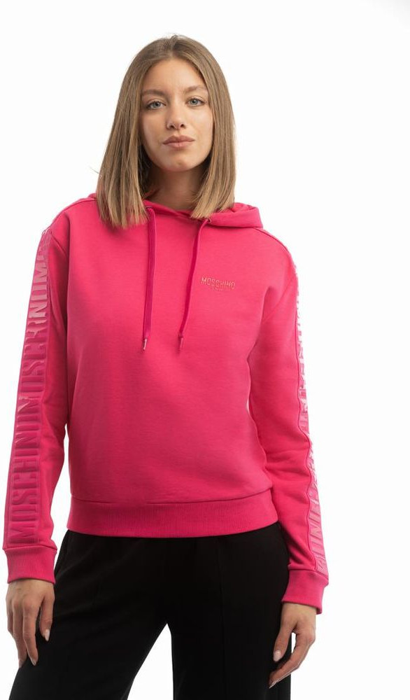 Fuchsia Cotton Sweatshirt Moschino