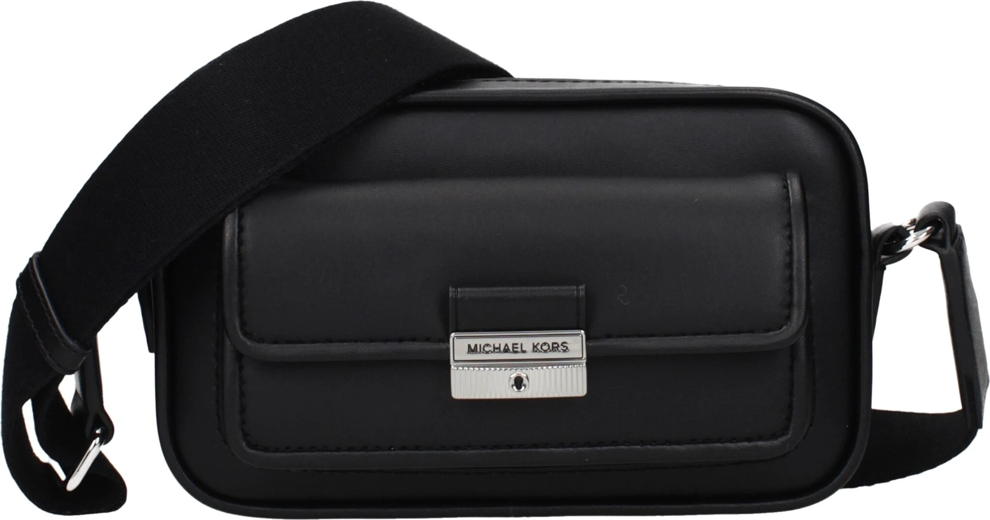 Michael Kors Черная кожаная сумка через плечо