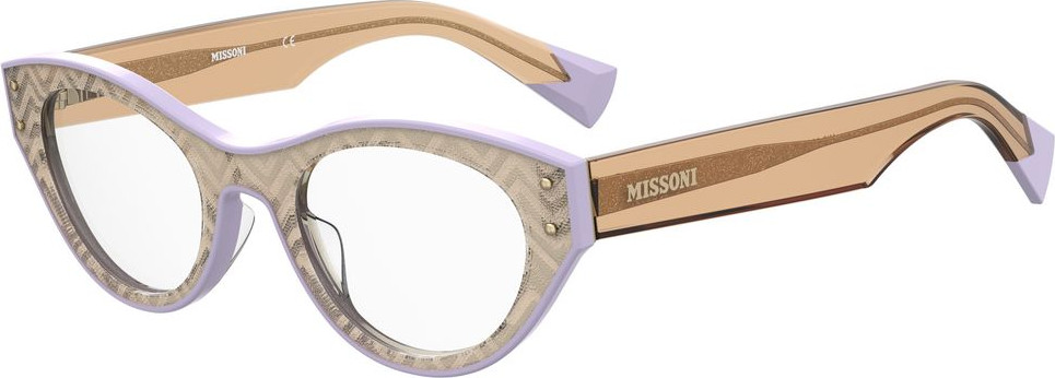 Двухцветные очки (оправа) Missoni из переработанных материалов