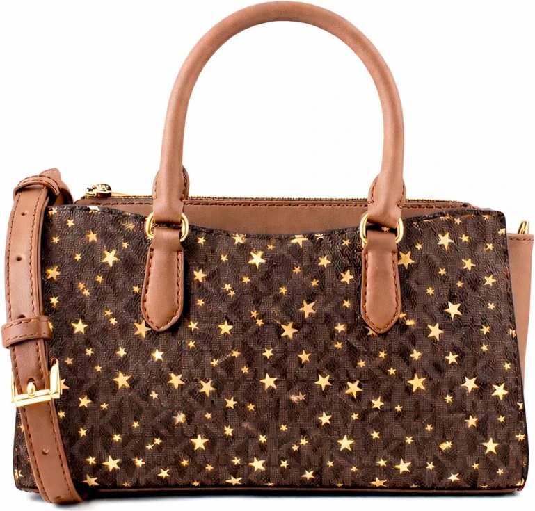 Коричневая сумка Michael Kors из канваса