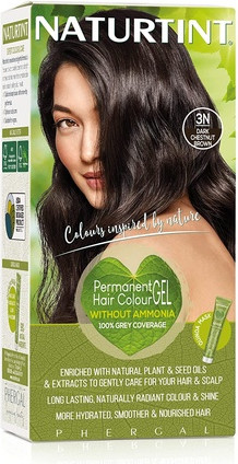 Стойкая краска для волос Тёмно-каштановый коричневый 3N Naturtint