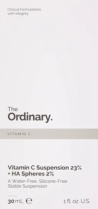 The Ordinary Сыворотка с витамином С 23% и сферами гиалуроновой кислоты 2% 30 мл