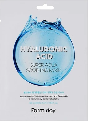 Farmstay Hyaluronic Acid Super Aqua Soothing Mask