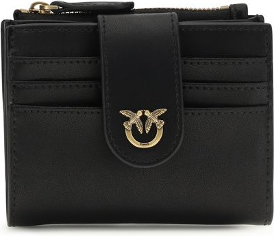 Кошелек Pinko из черной телячьей кожи Bos Taurus