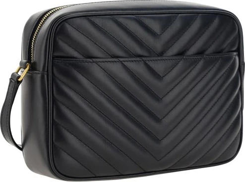 Black Calf Leather Bos Taurus Shoulder Bag