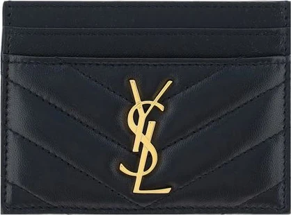 Кошелек Черный Овечья кожа Ovis Aries Aries Saint Laurent