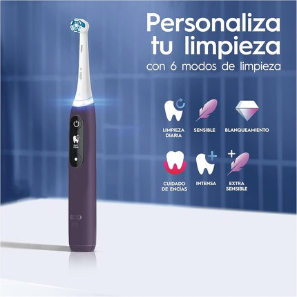 Электрическая зубная щетка Oral-B iO 8N Violet с Bluetooth