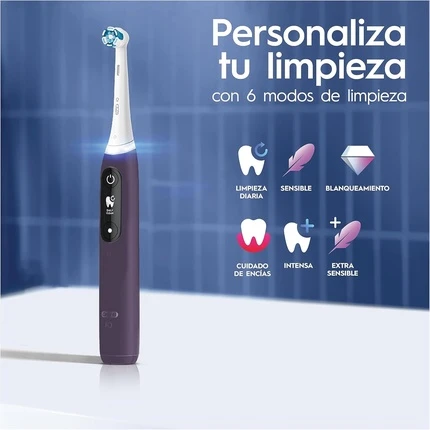 Электрическая зубная щетка Oral-B iO 8N Violet с Bluetooth