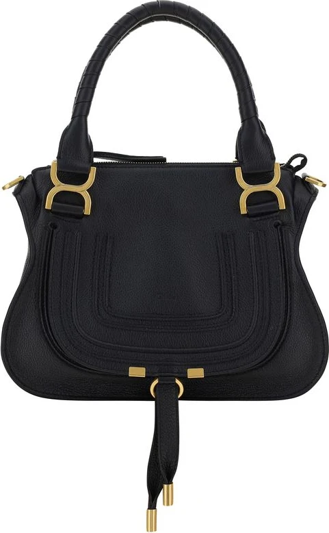 Shoulder Bag Chloe Black Calf Leather Bos Taurus