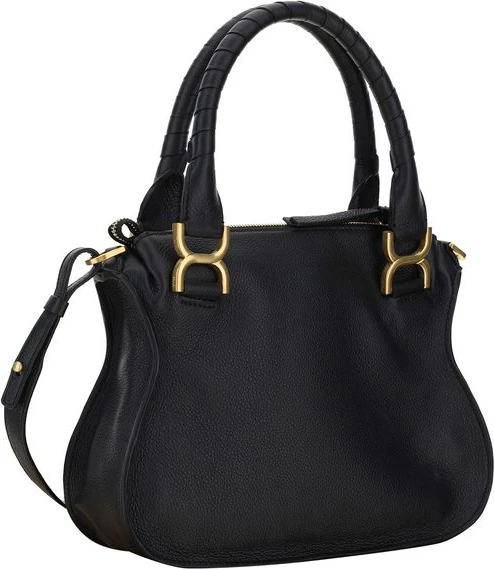 Shoulder Bag Chloe Black Calf Leather Bos Taurus