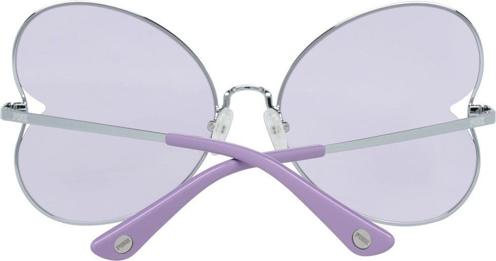 Серебряные металлические солнцезащитные очки Victoria's Secret