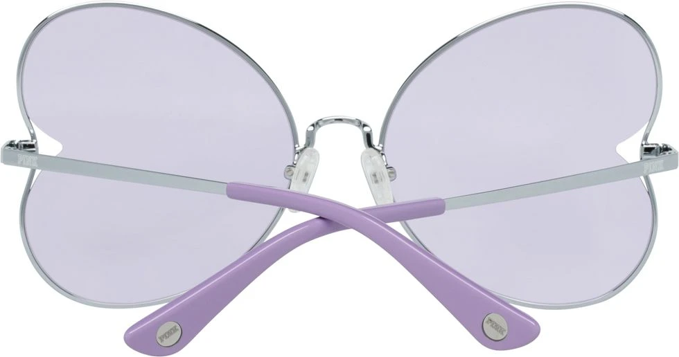 Серебряные металлические солнцезащитные очки Victoria's Secret
