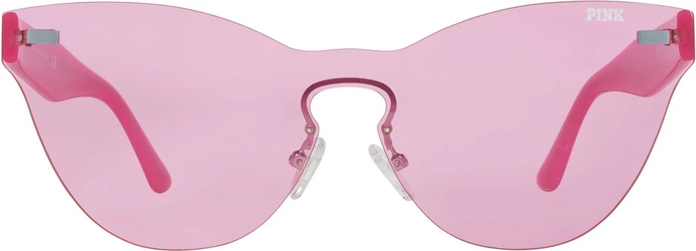 Розовые пластиковые солнцезащитные очки Victoria's Secret