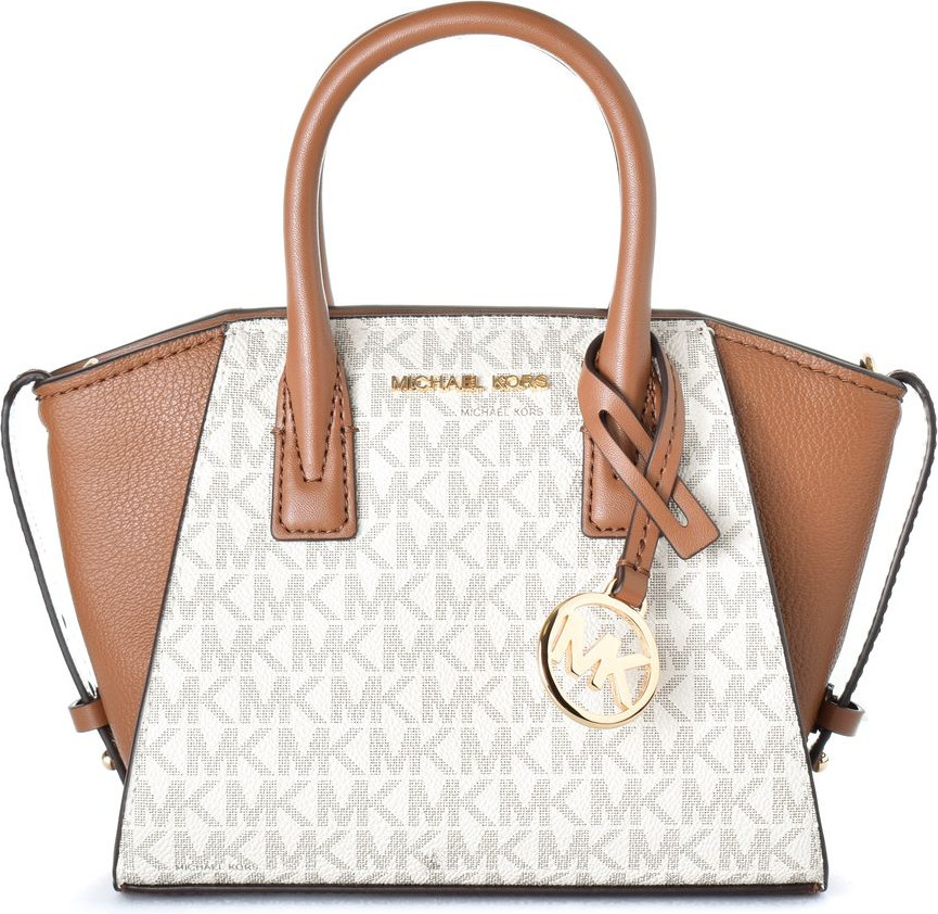 Бежевая сумка Michael Kors из канваса