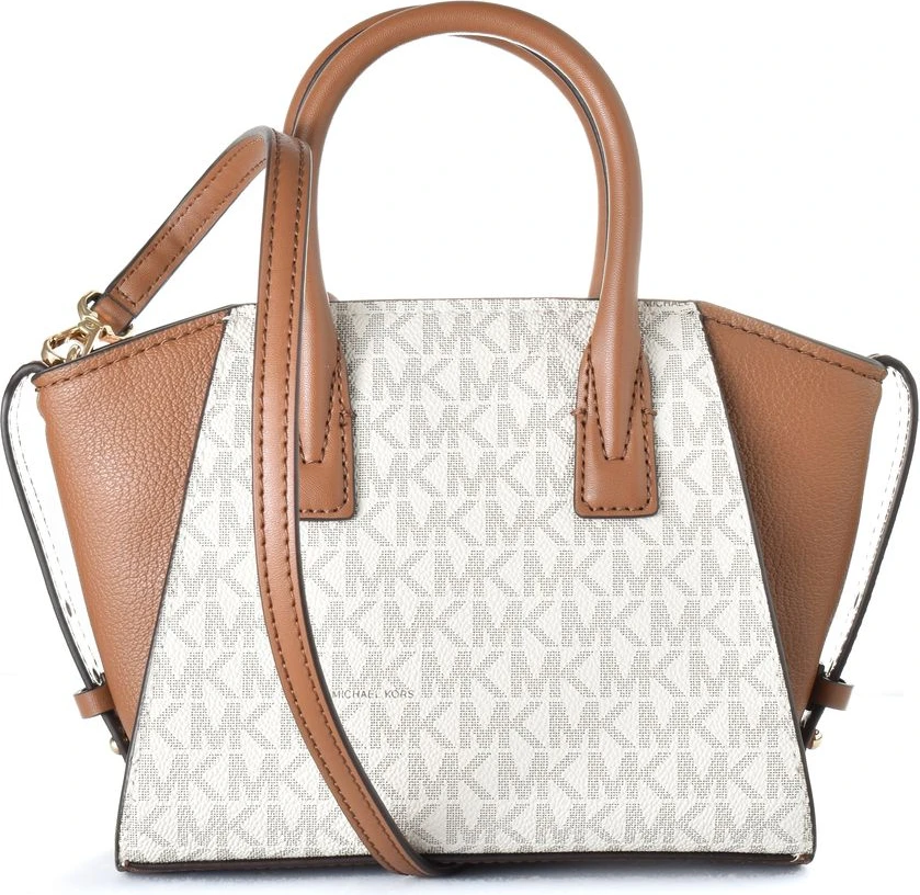 Бежевая сумка Michael Kors из канваса