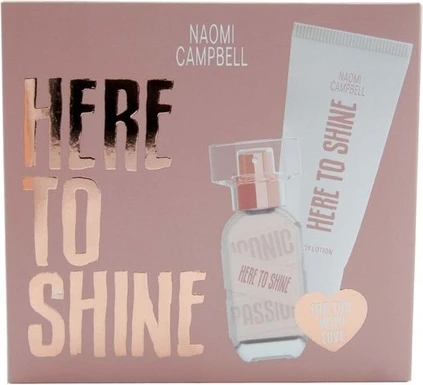 Naomi Campbell Here To Shine Туалетная вода Подарочный набор