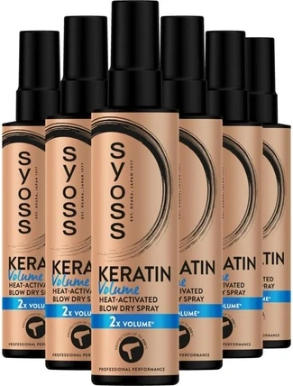 Syoss Keratin & Volume Термозащитный спрей