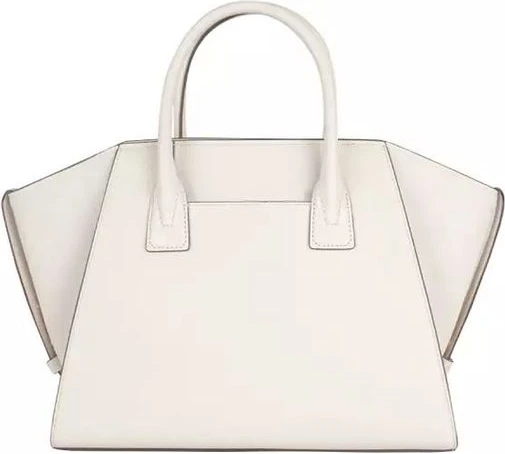 Бежевая кожаная сумка Michael Kors