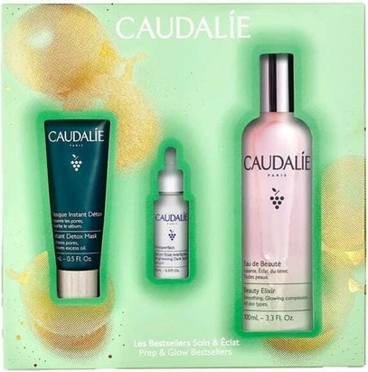 Набор уходовой косметики Caudalie "Подготовка и сияние" - бестселлеры