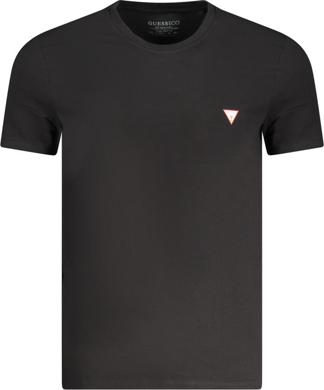 T-Shirt Guess Shoes Black Cotton Men's