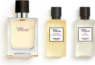 Туалетная вода спрей набор для душа Hermes Terre D'Hermes