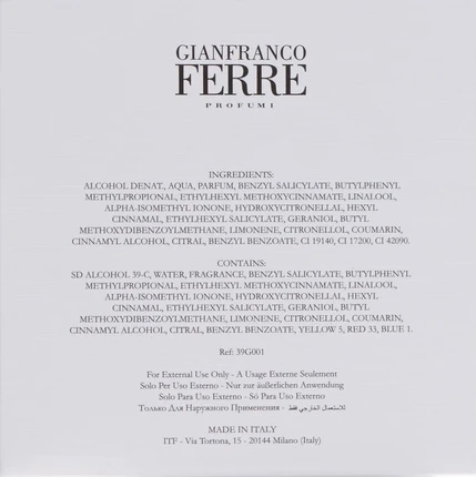 Парфюмерная вода Gianfranco Ferre Camicia 113