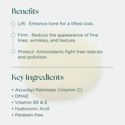 Cesta Face Serum Lifts, Firms & Protects with Vitamin C Jan Marini