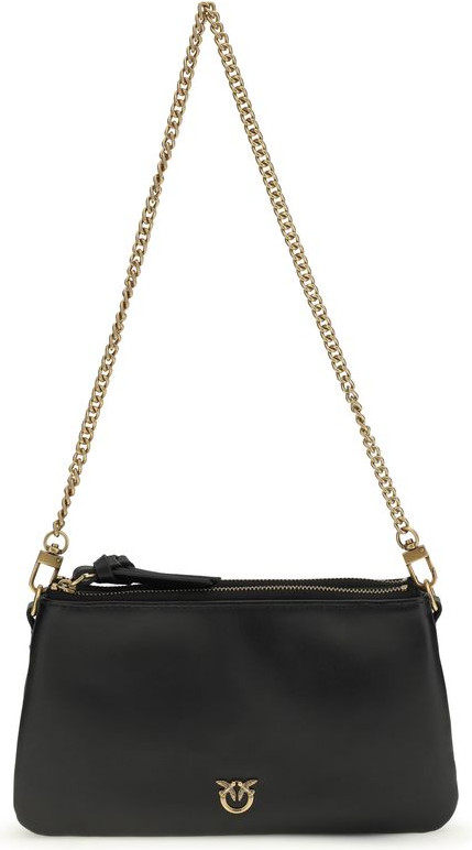 Сумка Pinko Black Calf Leather Bos Taurus на плечо