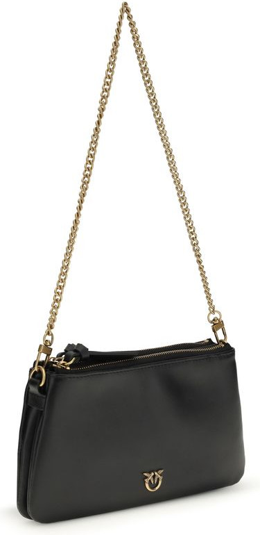 Сумка Pinko Black Calf Leather Bos Taurus на плечо