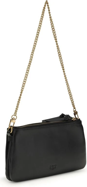 Сумка Pinko Black Calf Leather Bos Taurus на плечо