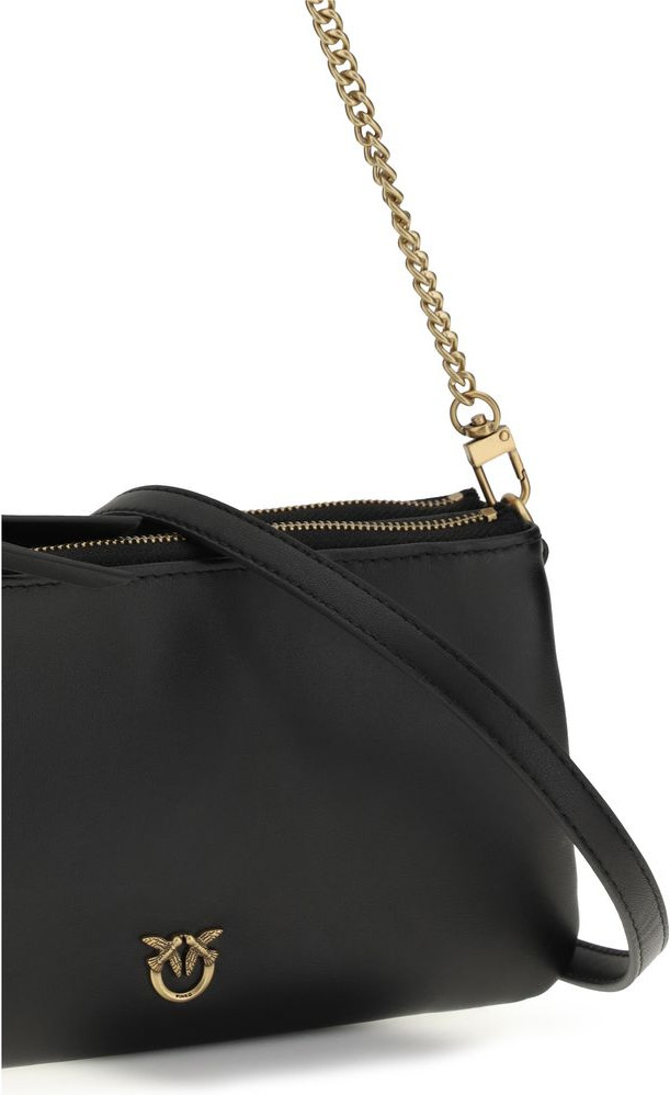 Сумка Pinko Black Calf Leather Bos Taurus на плечо