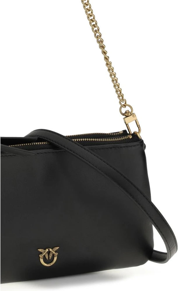 Сумка Pinko Black Calf Leather Bos Taurus на плечо