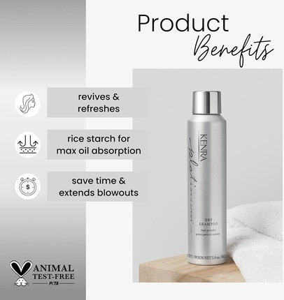 Сухой шампунь Kenra Platinum Oil Absorbing Spray