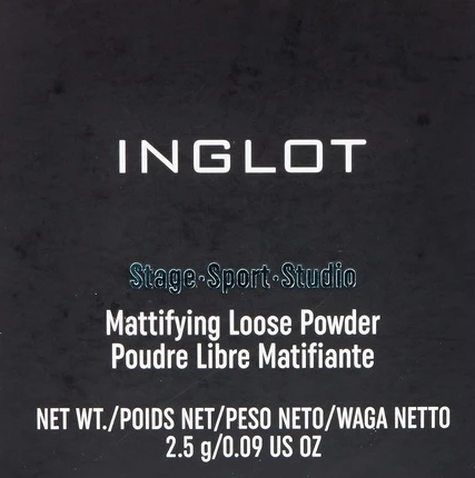 Inglot матирующая рассыпчатая пудра