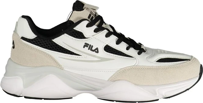 Белые спортивные кроссовки Fila из полиэстера