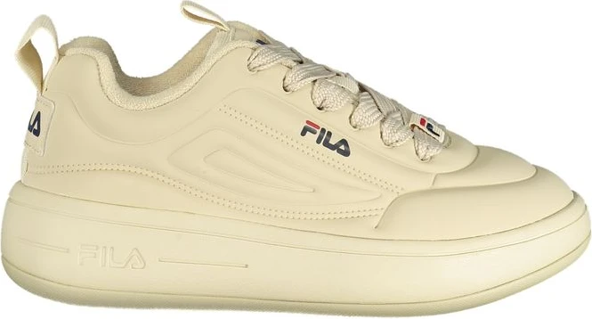 Бежевые спортивные кроссовки Fila из полиэстера
