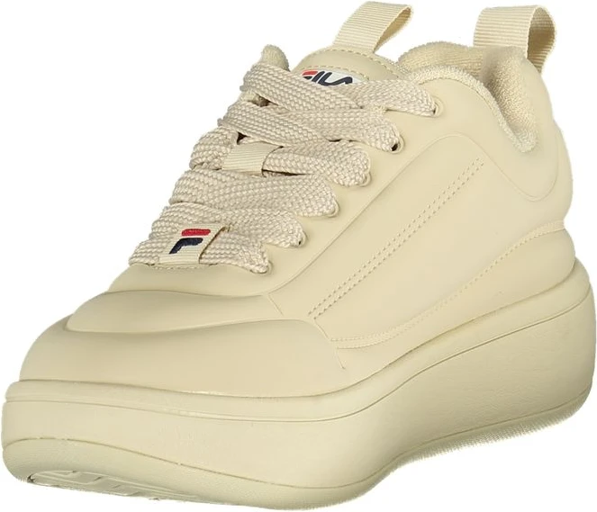 Бежевые спортивные кроссовки Fila из полиэстера