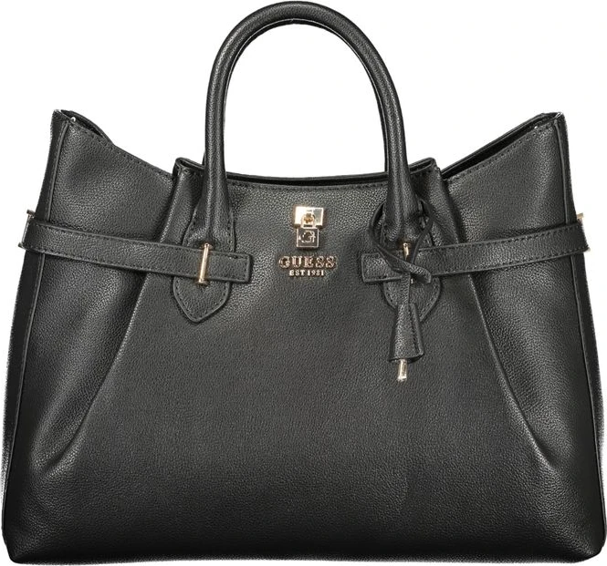 Черная женская сумка Guess Shoes из полиуретана