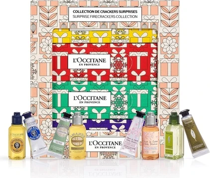 Набор "Рождественские хлопушки" для рук и тела L'Occitane Prestige & Luxury Beauty Crackers Collection
