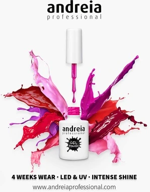 Andreia Semi-Permanent Nail Polish Gel Polish Color 276 Silver