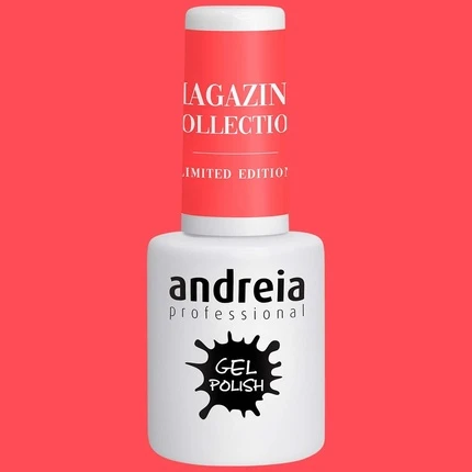 Andreia Semi-Permanent Nail Gel Polish Magazine Collection MZ3 Neon Coral