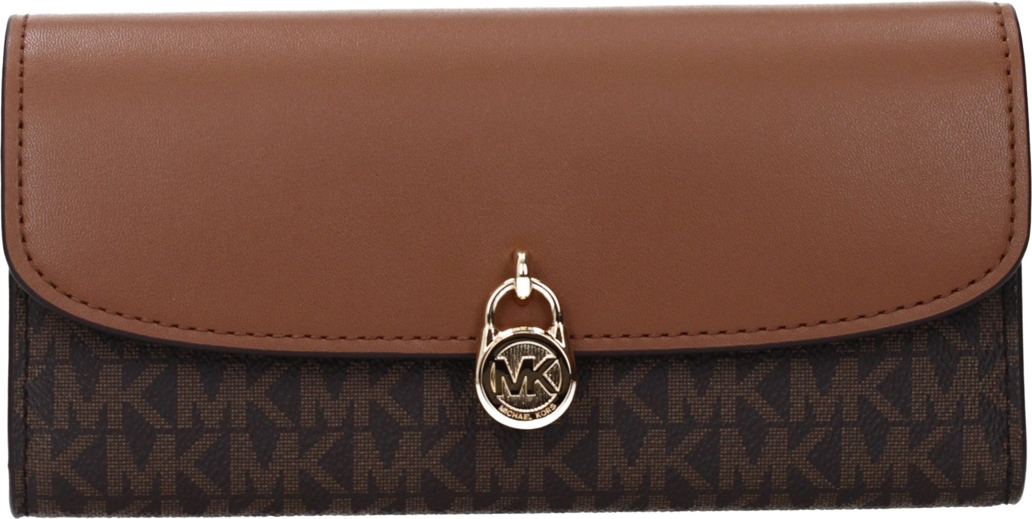 Кошелек Michael Kors из коричневой ткани